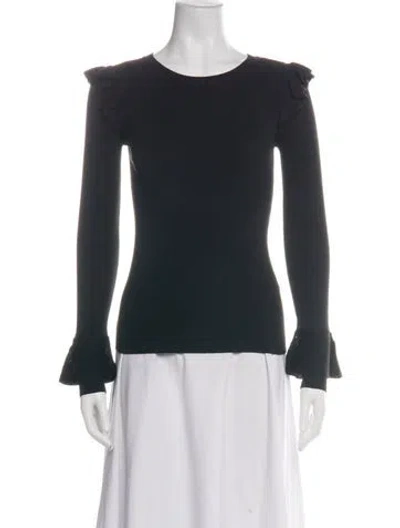 Pre-owned Alice And Olivia Crew Neck Sweater W/ Tags In Black