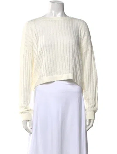 Pre-owned Alice And Olivia Crew Neck Sweater W/ Tags In Neutrals