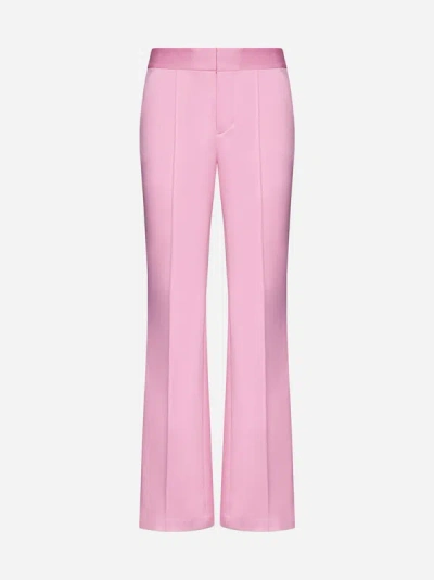 ALICE AND OLIVIA DANETTE VISCOSE-BLEND TROUSERS