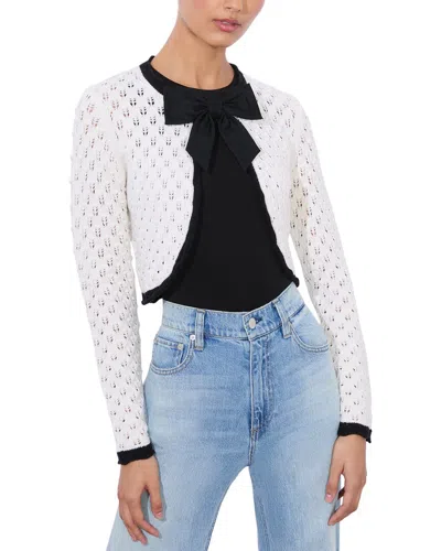 Alice And Olivia Dannie Cardigan In White