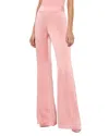 Alice And Olivia Deanna High Rise Bootcut Pants In Dusty Rose