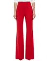 Alice And Olivia Deanna High-waisted Bootcut Trousers In Red