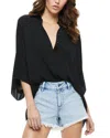 Alice And Olivia Deanne Button Down Blouse