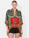 Alice And Olivia Deanne Button Down Blouse