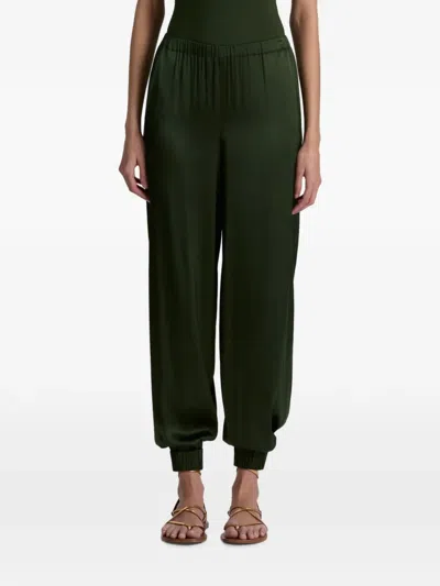 Alice And Olivia Declan Elasticated Trousers In Black