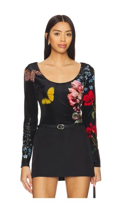 Alice And Olivia Body Delaina In Black