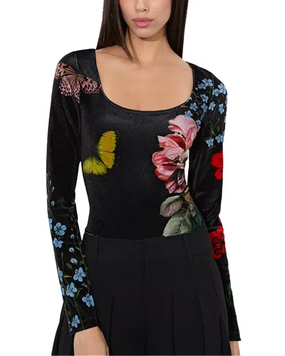 Alice And Olivia Delaina Scoop Neck Top