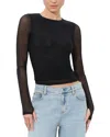 Alice And Olivia Delaina Top In Black
