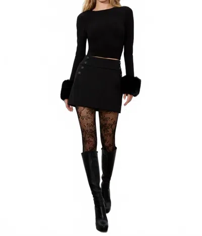 Alice And Olivia Delaina Top In Black