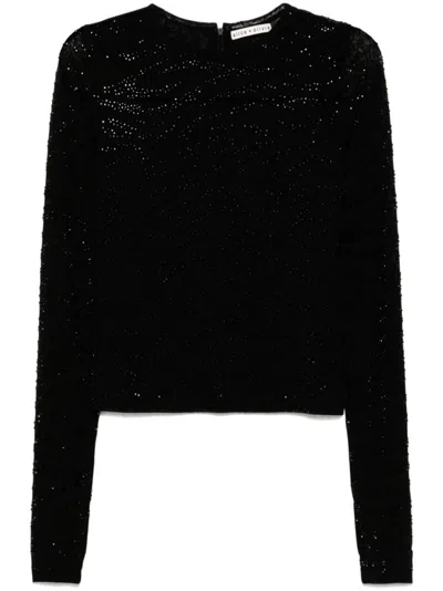 Alice And Olivia Delaina Top In Schwarz