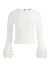 Alice And Olivia Delaina Top In White