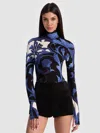 Alice And Olivia Delaina Turtleneck Top