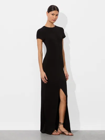 Alice And Olivia Delora Two Way Maxi Dress In Black