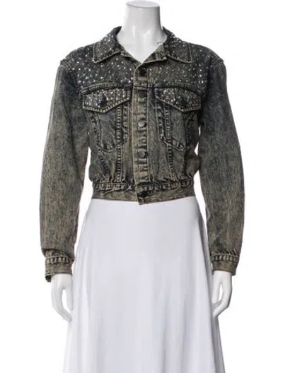 Pre-owned Alice And Olivia Denim Jacket In Multicolor