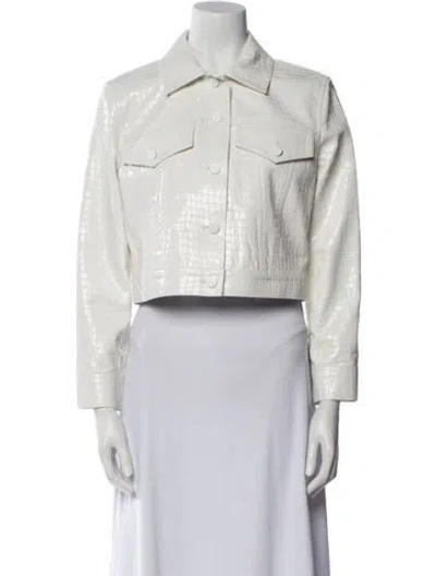 Pre-owned Alice And Olivia Denim Jacket In Neutral