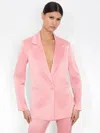 Alice And Olivia Denny Boyfriend Blazer In Dusty Rose