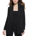 Alice And Olivia Denny Notch Collar Boyfriend Blazer In Black