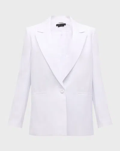 ALICE AND OLIVIA DENNY NOTCH-COLLAR BOYFRIEND BLAZER