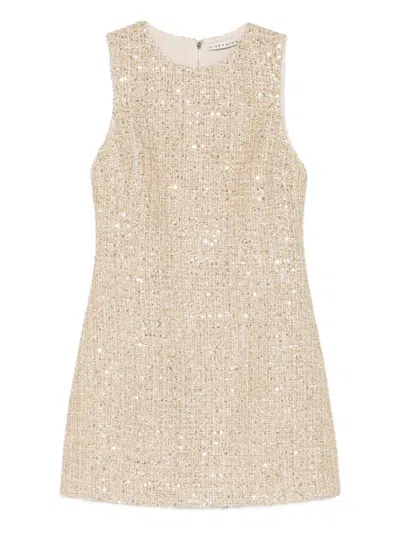 ALICE AND OLIVIA DETAIL-EMBELLISHED SLEEVELESS MINI DRESS