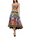Alice And Olivia Diana Midi Dress In On The Road