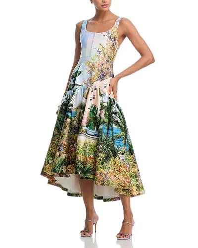 Alice And Olivia Diana Sleeveless Dress In White