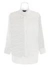 Alice And Olivia Dimitra Shirt In Neutral