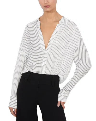 Alice And Olivia Dimitra Oversized Top In Pink Black White