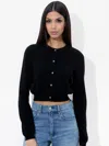 Alice And Olivia Dollie Cardigan In Black