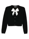 Alice And Olivia Dollie Cardigan In Black