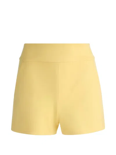 Alice And Olivia Donald High Rise Short In Yellow