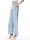 Alice And Olivia Donald High Waisted Jean In Rockstar Blue
