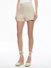Alice And Olivia Alice + Olivia Mara Crossover Clean Short In Natural