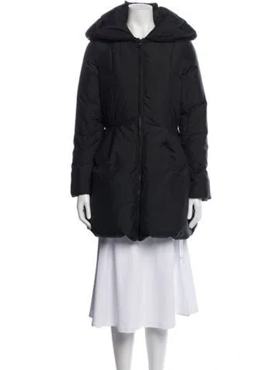 Pre-owned Alice And Olivia Down Coat In Gray