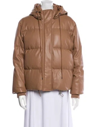 Pre-owned Alice And Olivia Down Down Jacket In Neutral