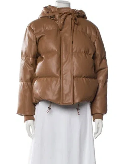 Pre-owned Alice And Olivia Down Down Jacket In Neutral