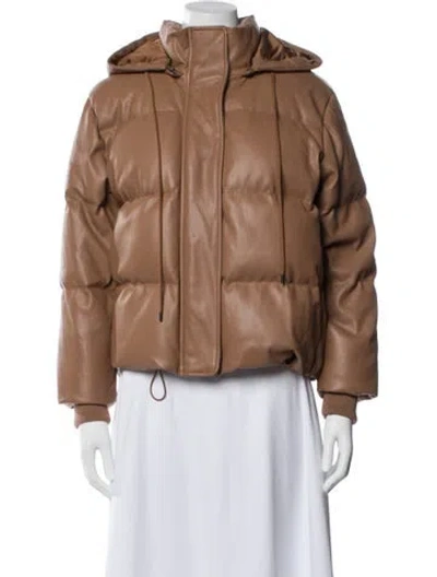 Pre-owned Alice And Olivia Down Jacket In Neutral