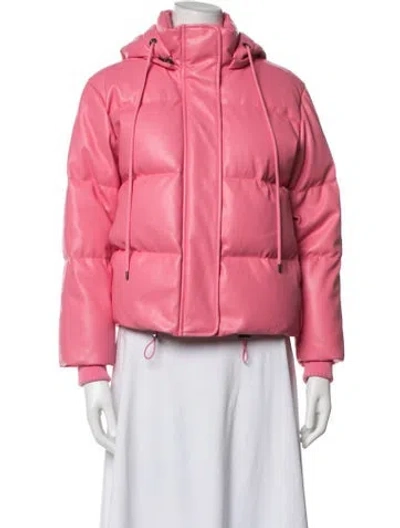 Pre-owned Alice And Olivia Down Jacket In Pink