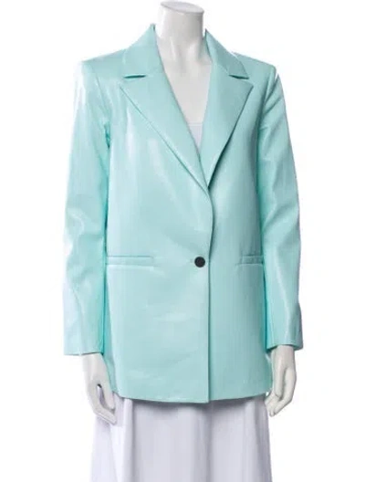 Pre-owned Alice And Olivia Down Jacket W/ Tags In Blue