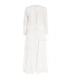 Alice And Olivia Drawstring Talia Robe In White