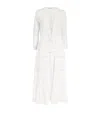 Alice And Olivia Drawstring Talia Robe In White