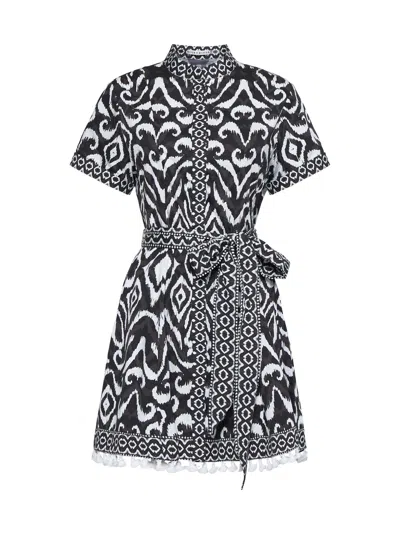 blue denim dress Fifteen Twenty Esme Midi Shirt Dress- Denim 2