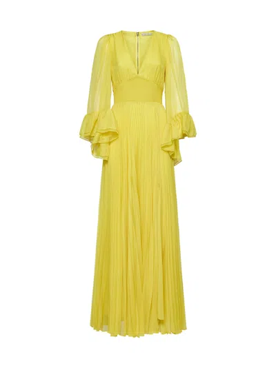 Alice And Olivia Dress In Happy Yellow