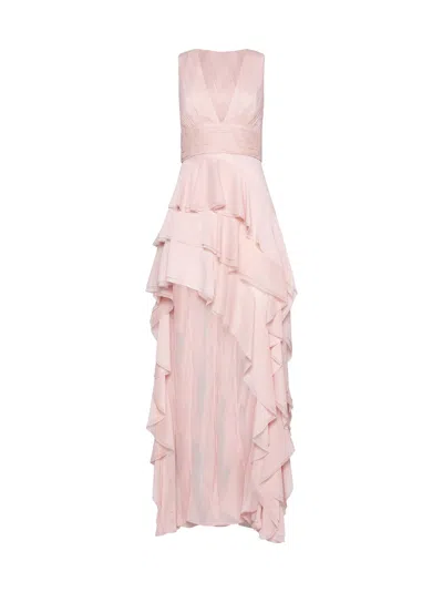 Alice And Olivia Dress In Pink Lace