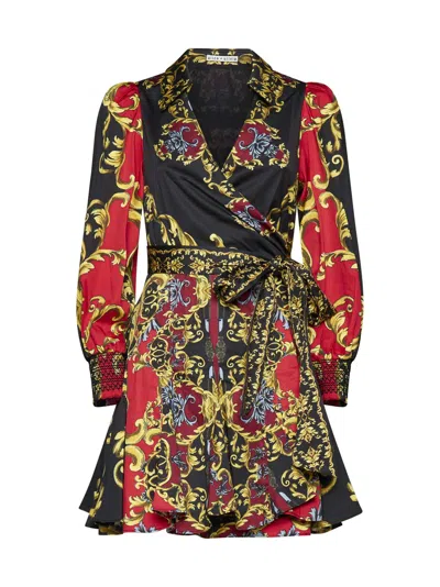 Alice And Olivia Dress In Regal Romance Bordeaux
