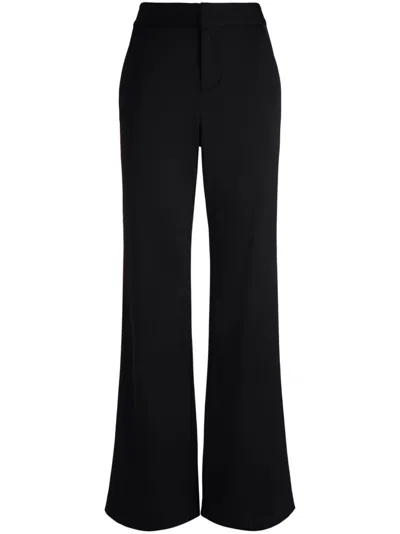 Alice And Olivia Dylan High-rise Trousers In Black