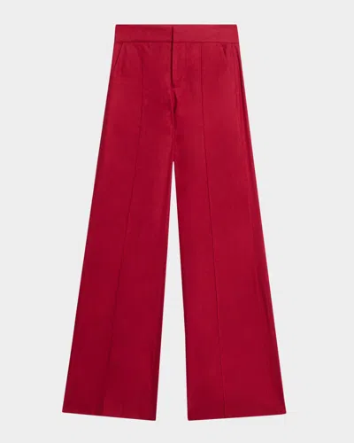 Alice And Olivia Dylan High-rise Wide-leg Pants