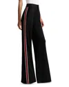 Alice And Olivia Dylan High Rise Wide Leg Pants In Black