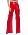 Alice And Olivia Jane Wide-leg Trouser Jeans In Bright Ruby