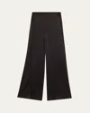 Alice And Olivia Dylan Wide-leg Pants In Black