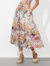 Alice And Olivia Earla Flare Skirt In Pink